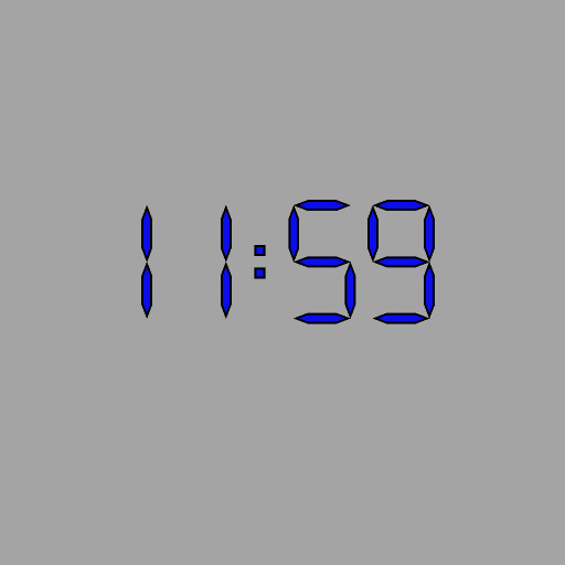 Digital Clock (Texture)