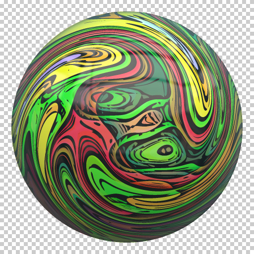 Colorful Abstract Psyche-O-Delic Spheres (Texture)