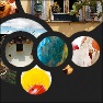 Polygonal Images Set