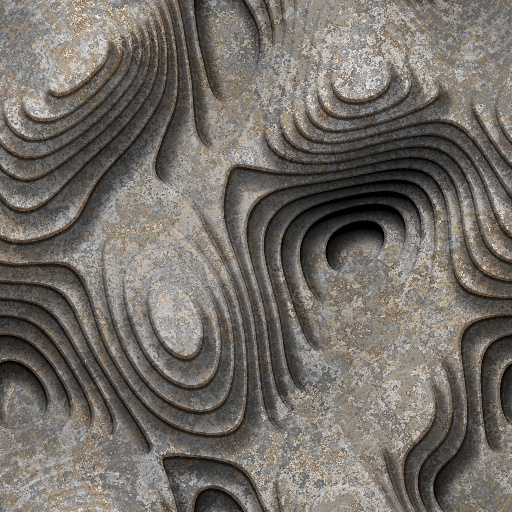 3D Colorful Textured Deep Layerd Pattern Maker