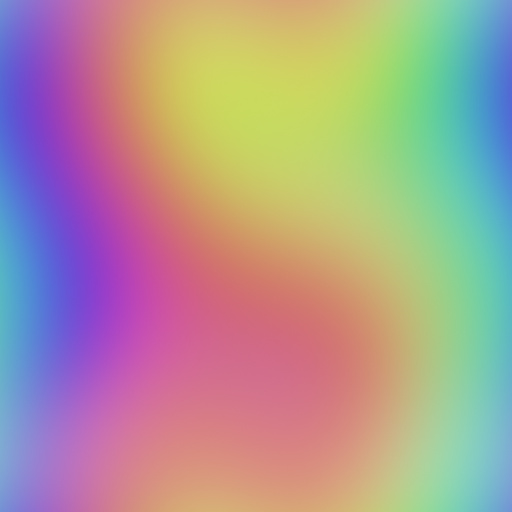Soft Rainbow Gradient Waves (Texture)