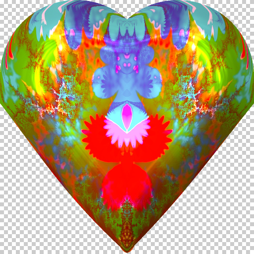 Fractal Heart II by Wolfgang Halder