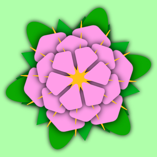 3 Levels Flower (Texture)