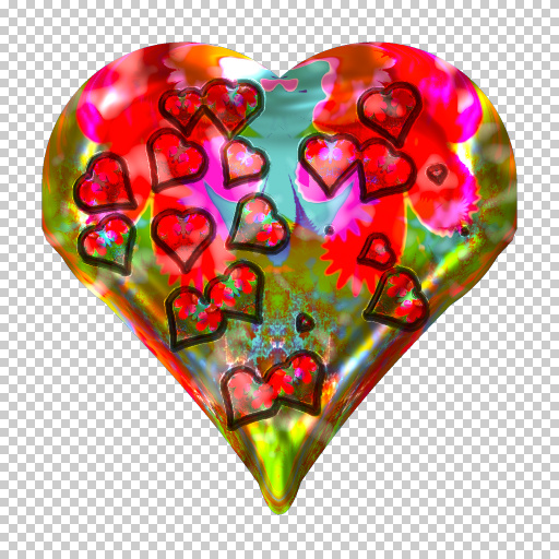 Fractal Hearts by Wolfgang Halder