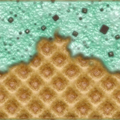 Ice Cream And Cone (Texture)