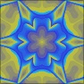 Color Gradient Mandala Style Graphics