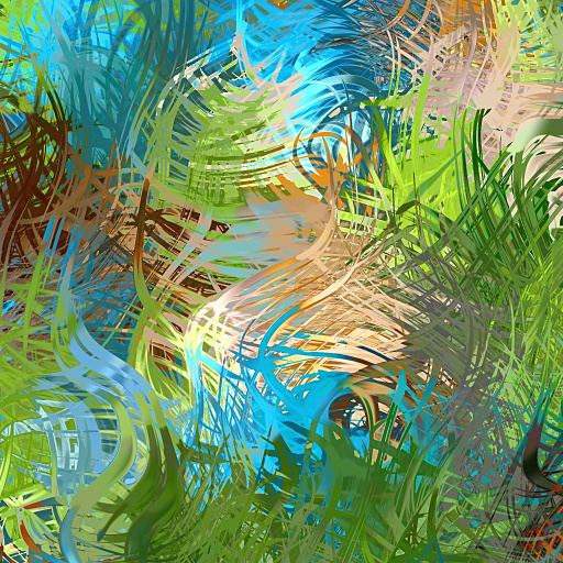 Colorful Painterly Swirls and loops Photo Effect (Effect)