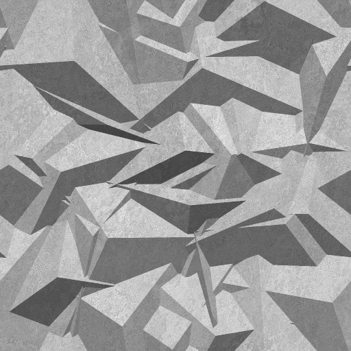 3D Jumbled Polygon Shapes #2 (Texture)