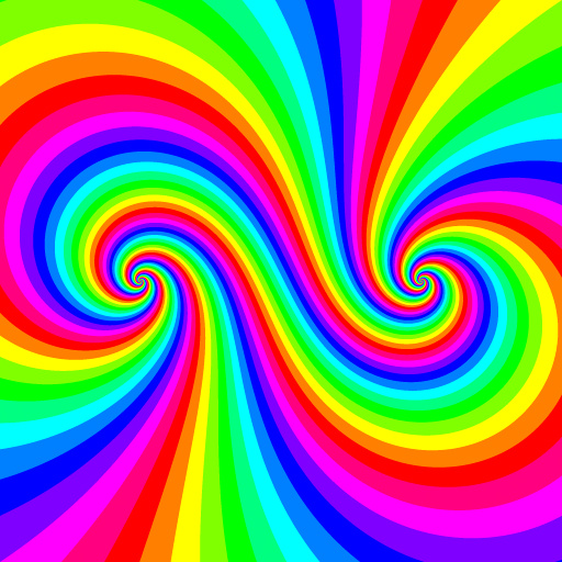 Triple Rainbow Swirl (Texture)