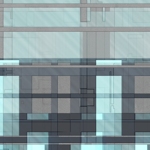 Brutalist Architecture (Glass + Concrete) (Effect)