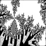 Monochrome Moire Fractal
