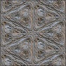 Engraved stone pattern