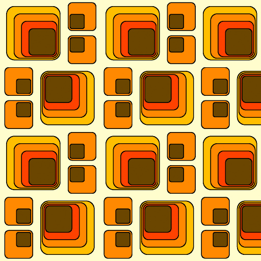 PolyLinear Retro Multicolor (Texture)