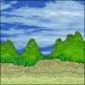Sky Mountains Trees