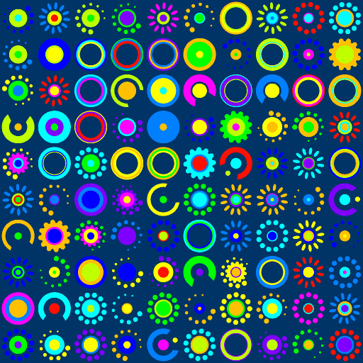 Circular Flowers (Texture)