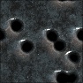 Bullet Holes in Steel