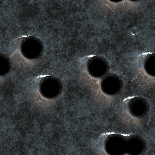 Bullet Holes in Steel (Texture)