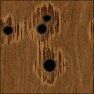 Bullet Holes in Wood