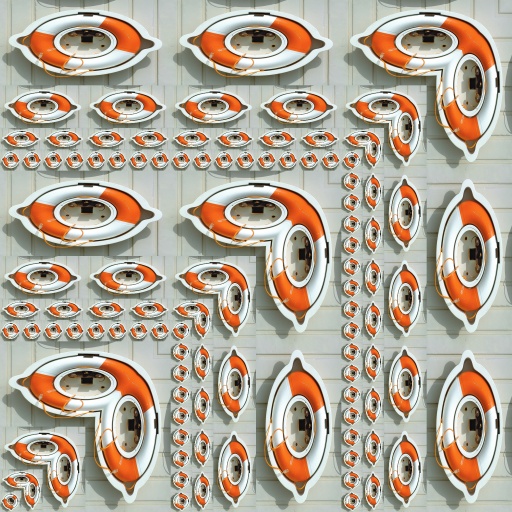 Step tile 90% blend