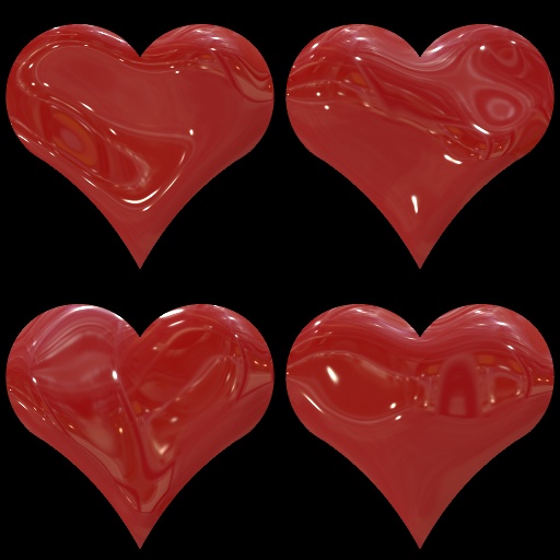 Reflective Hearts (Texture)