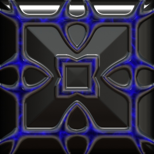 Black Titanium Plasma TIles by garbanzo