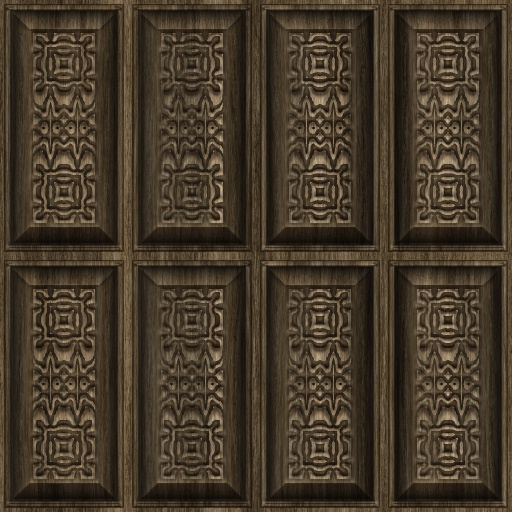 Carved Wood Panels 2 (Texture)