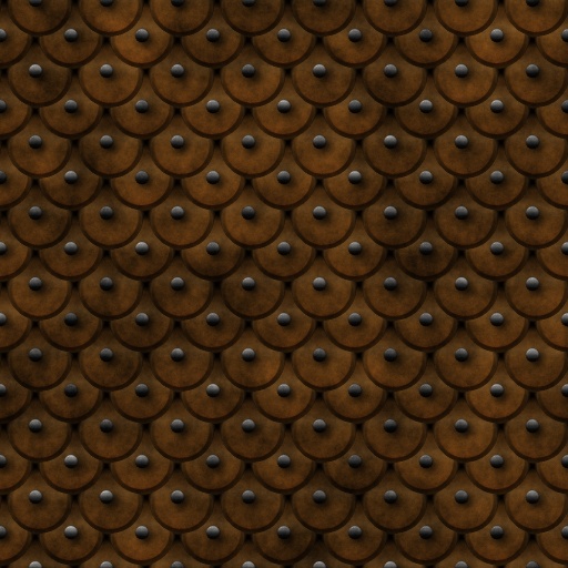 Studded Scale Leather