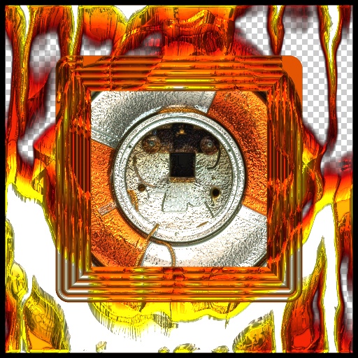 Ronjonie Fire & Glass Frame 1 (Effect)