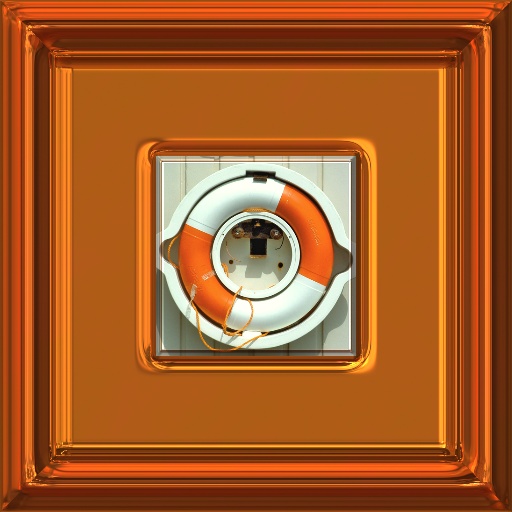 Copper and Silver Frames