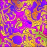 abstract pop graffiti fluo