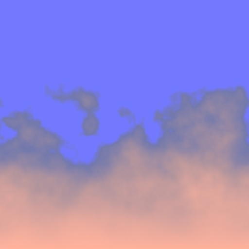 Perlin clouds by Sjeiti