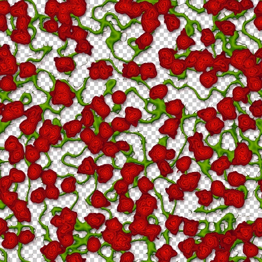Abstract rosebush (Texture)