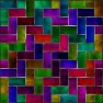 Rainbow Herringbone