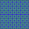 Blue Green Squares