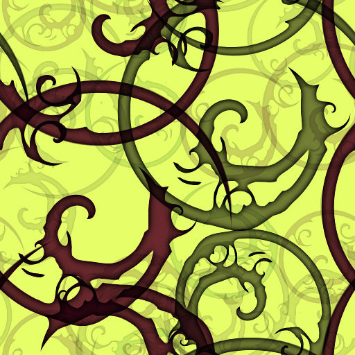 Vintage Twisted Thorns v.2 (Texture)
