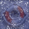 foamy water surface