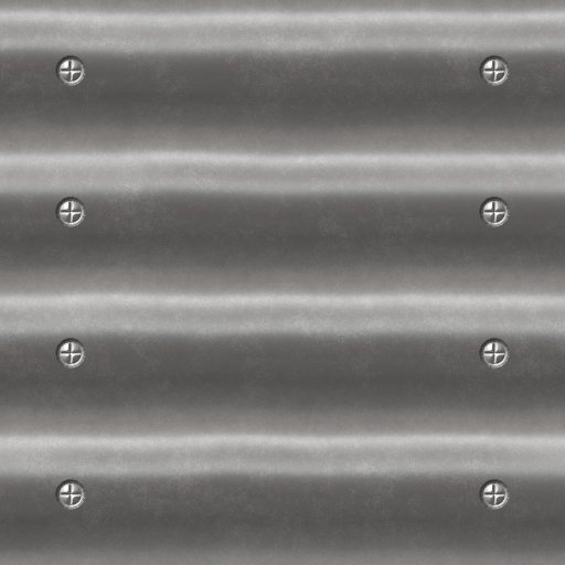 Corrugated Metal Panel (sinusoidal) (Texture)
