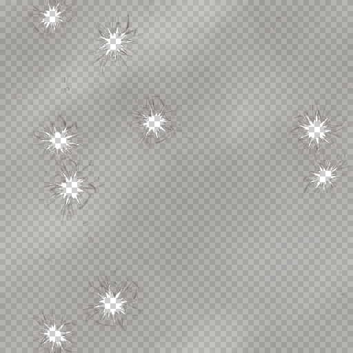 Bullet Holes in Glass