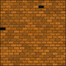 Brick wall with holes