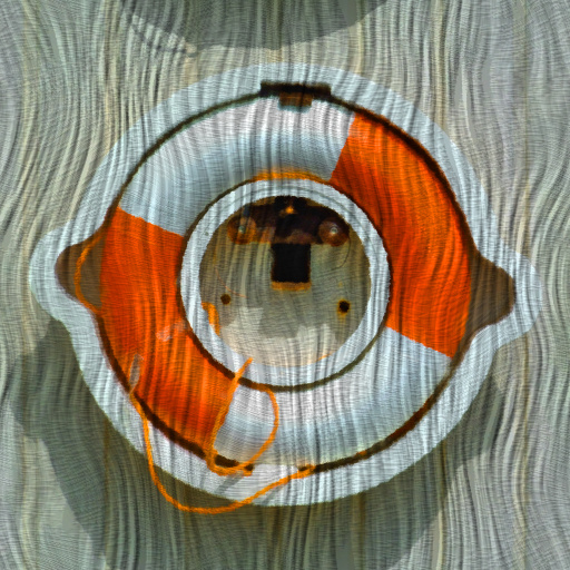 Carved Wood Grain by Gene S Morgan
