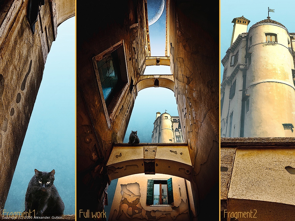 Venice Moon by Alexander Gutkin