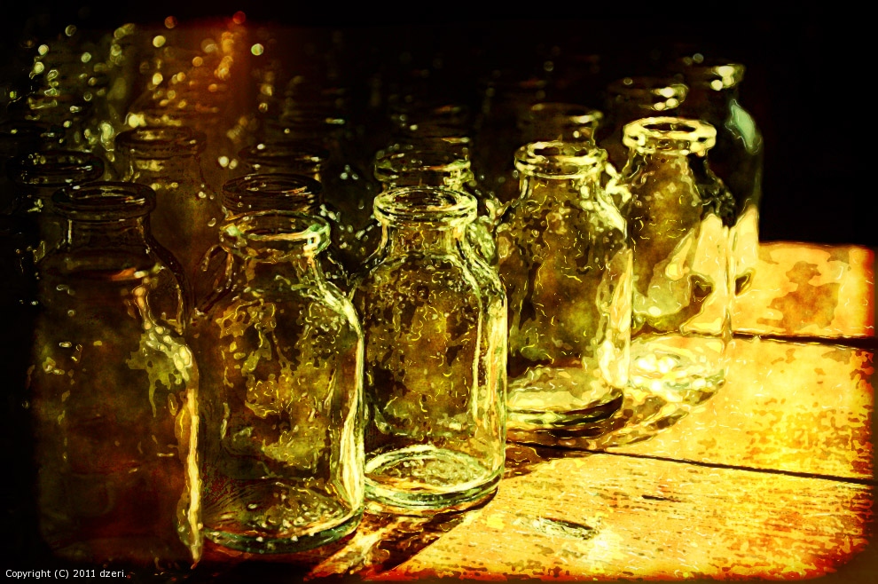 'bottles' by dzeri