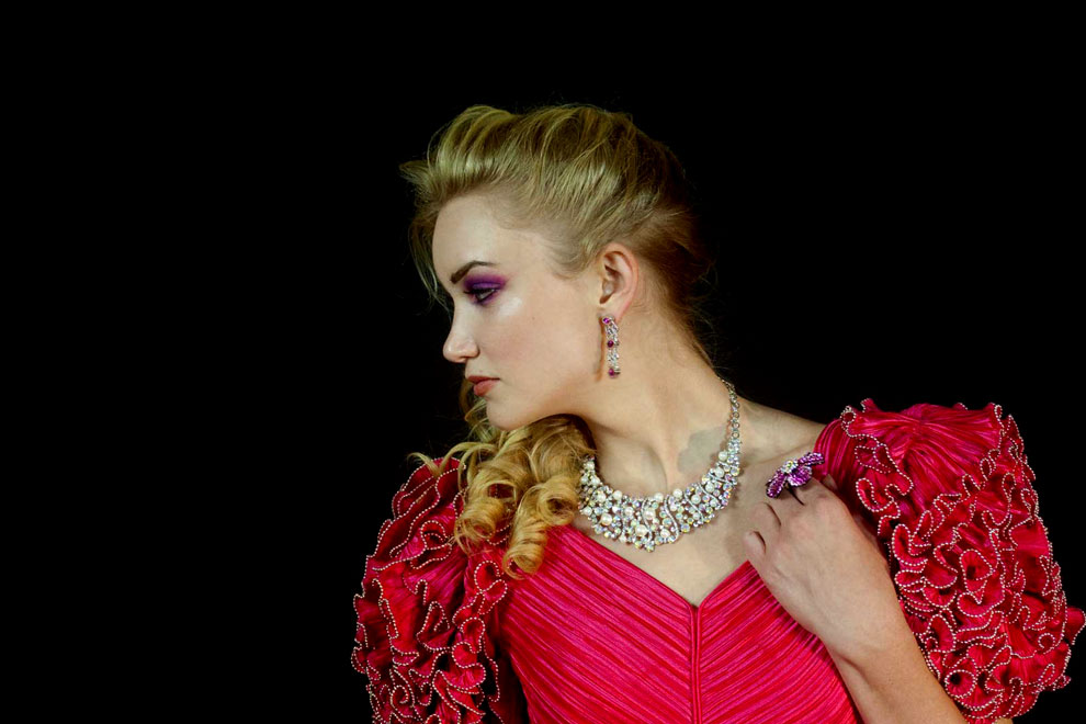 Model Breanna with Fragmented Image by JKJohnson