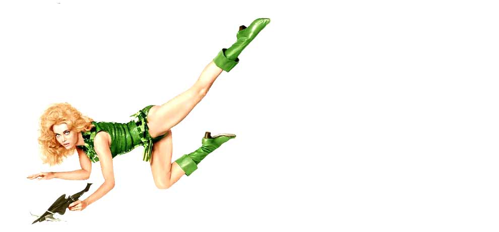 Barbarella in the land of the green crystals by Peter Bastable