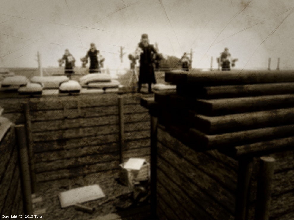 German stormtroopers in Verdun, 1916 by Totte