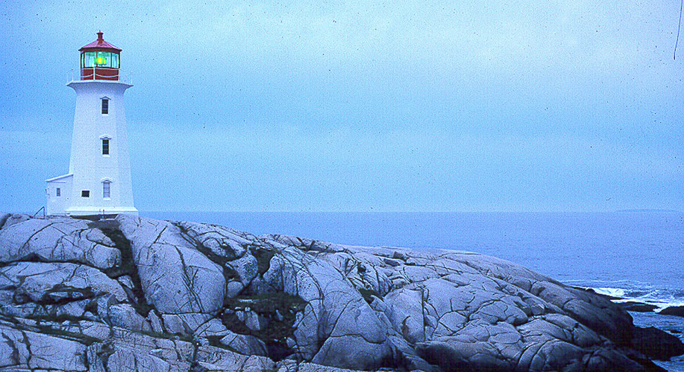 Moonlight Over Peggy's Cove by tonyw3026