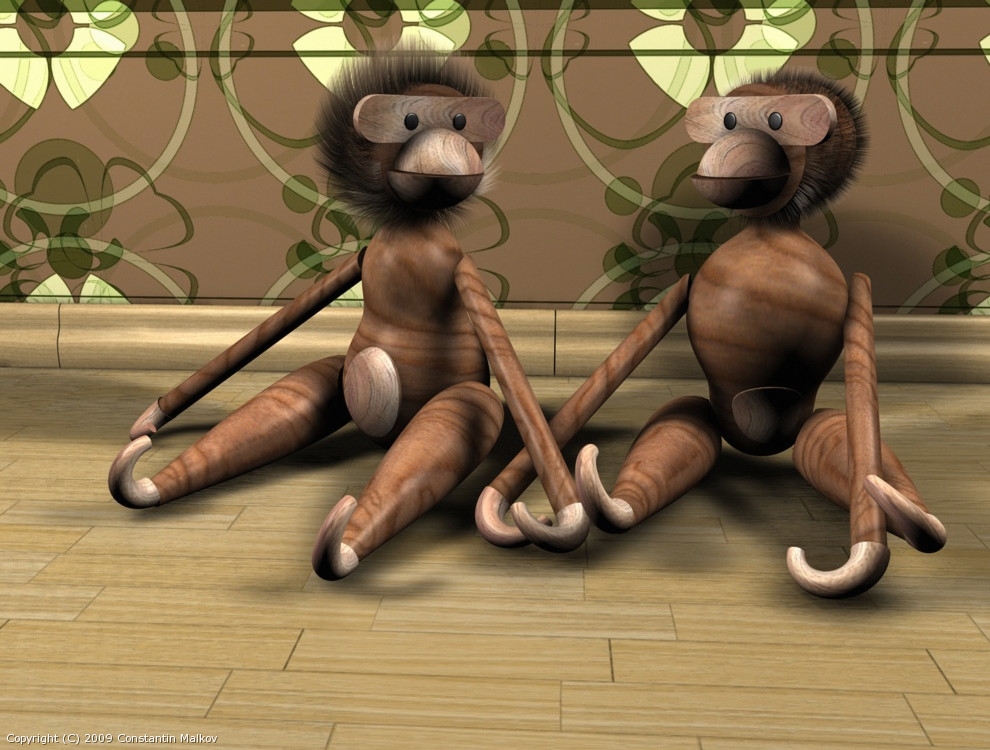 Monkey Toys by Constantin Malkov