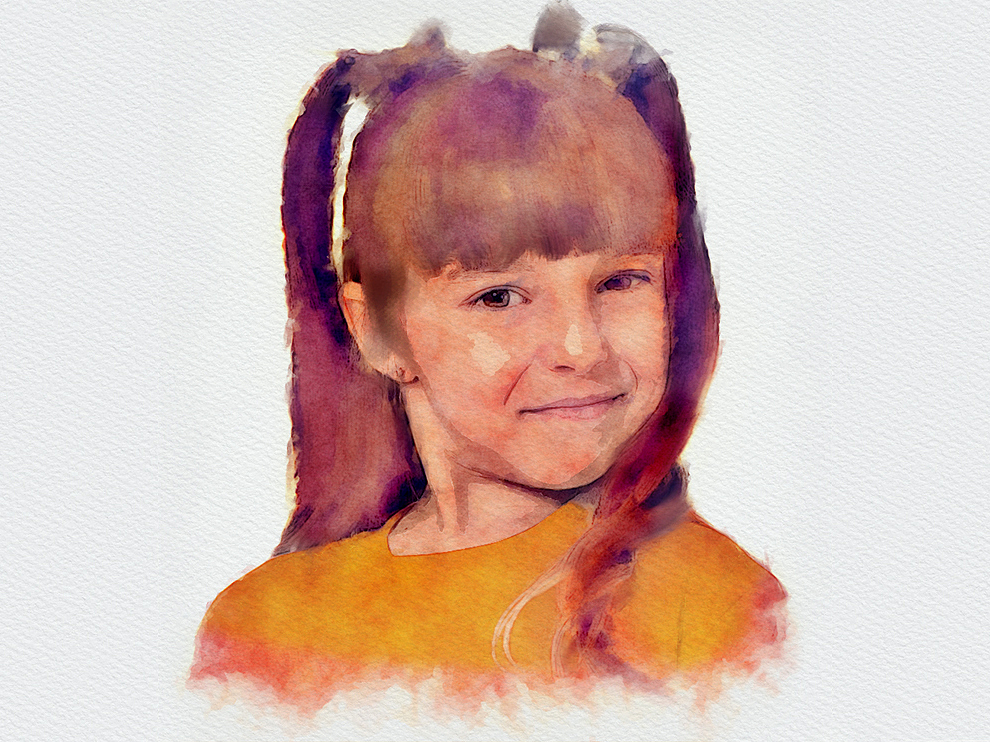 Portrait of girl by Dids