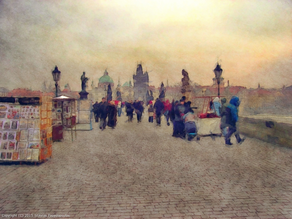 Charles Bridge Prague by Stavros Papadopoulos