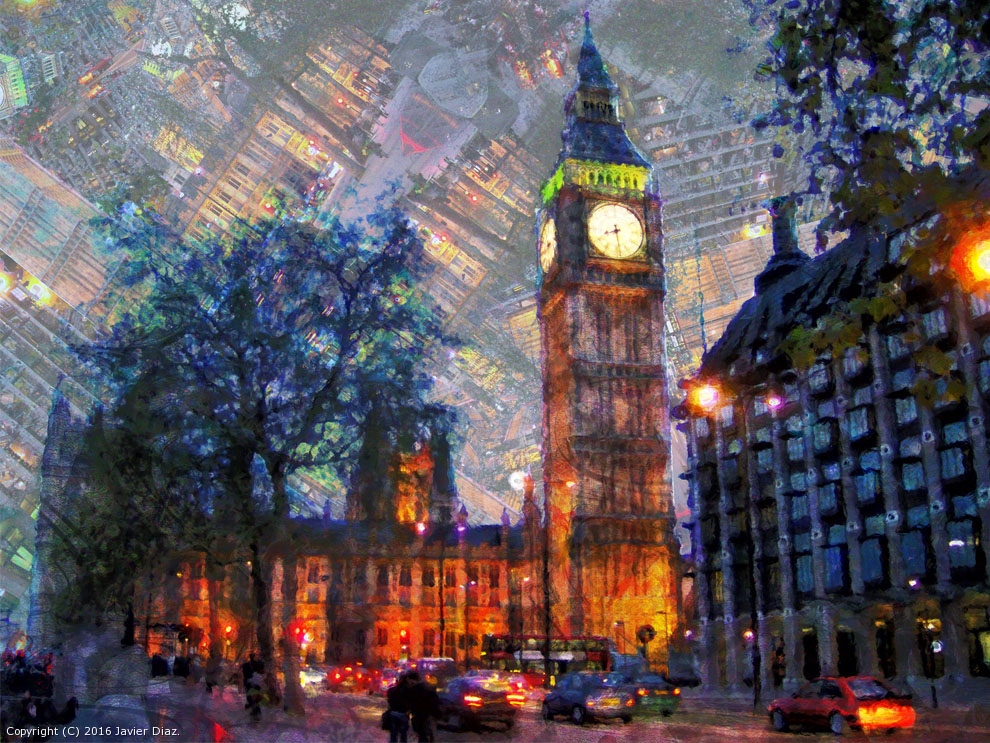 Sunset London by Javier Diaz